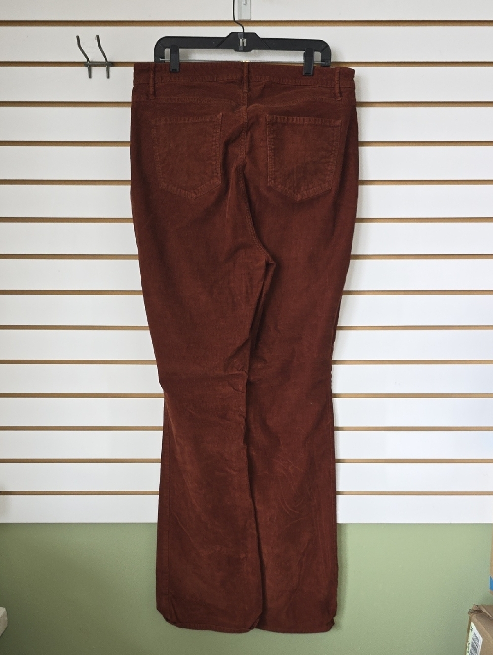 Old Navy Brown Corduroy High Rise Flare Pants 16 Tall - Picture 4 of 6